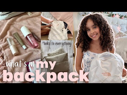 what's in my backpack 2024 | *school essentials* with links 🤍