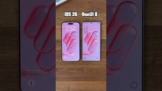 iPhone & Samsung New UI Comparison 2025! 🤯 #samsung #iphone #shorts #shortsfeed #iphonevssamsung