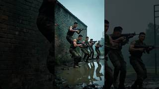 Army Soldiers jumping on the wall 💪#youtubeshorts #shorts