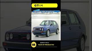 Volkswagen Golf Evolution🎱#golf#Volkswagen#carhistory#Shorts