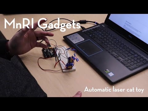 Automatic laser cat toy built from an Arduino | MnRI Gadgets