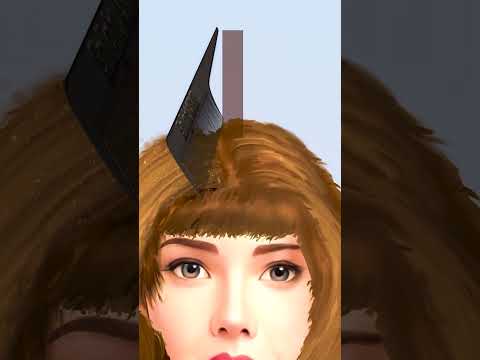 Huge Dandruff Flakes Removal | At The Hair Salon  #asmranimation #satisfying #dandruffremoval