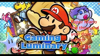 Paper Mario Thound Year Door Unboxing