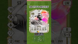 98 Futties Icon Eto’o Review 🇨🇲💗 Is He The Most Solid Striker In FC25? #Shorts #FC25 #Futties