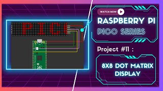 Dot Matrix Display with Raspberry Pi Pico | MicroPython Tutorial on Wokwi