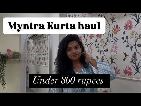 మీఅందరి support తో my fashion content video || Myntra kurta haul under 800rs ||thanks for supporting