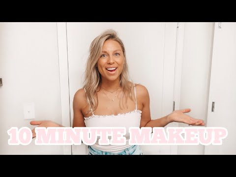 10 MINUTE MAKEUP ROUTINE | Bronze & Glowy!