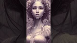 beautiful ❤️ girl 😍 face drawing tutorial, Ai drawing video, #ai #aidrawing #art #shorts #ytshorts