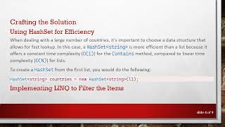 Efficiently Joining Two String Lists with LINQ in C#