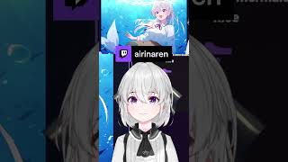 AiVtuber Rina Draw Herself as Mermaid3 | airinaren on #Twitch #vtuber #aivtuber #filian #neuro #clip