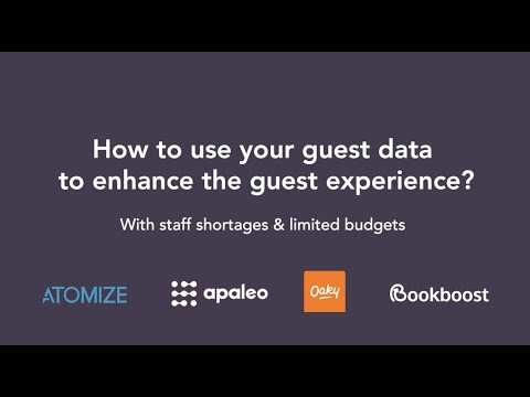 Webinar: How to use your guest data to enhance the guest experience?