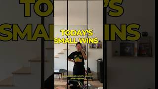 Small wins are important in achieving our big dreams. Keep going! #smallwins #life #goals