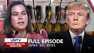 UNTV: Hataw Balita Ngayon | June 26, 2025