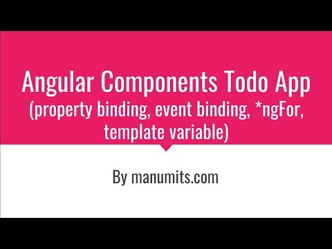 AngularComponent with TodoListApp AngularTut3-call+917386777822 for training
