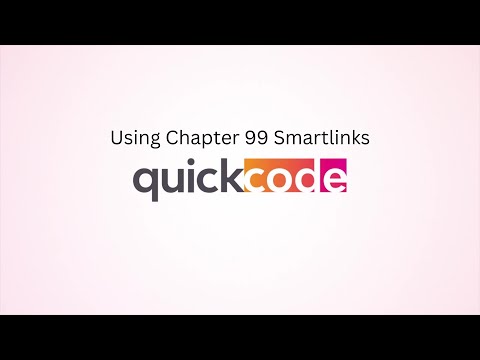 Using Chapter 99 Smartlinks