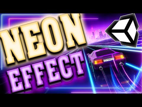 Simplest Way To Add NEON EFFECT / GLOW in UNITY