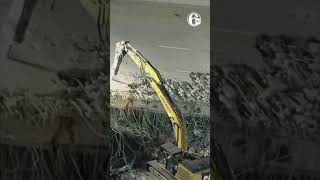 Chopper video shows aerial view of partial I-95 collapse in Philadelphia