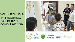 Volunteering in international R4D: during COVID & beyond