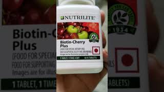Amway biotin- cherry plus for healthy hair ,skin and nails #shorts #youtubeshorts#amwaynutriite