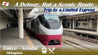 Japan🇯🇵 Train Trip: Longest-way Limited Express, "Hitachi" to Sendai, Tohoku