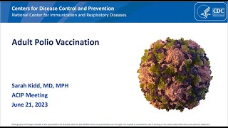 June 2023 ACIP Meeting – Polio