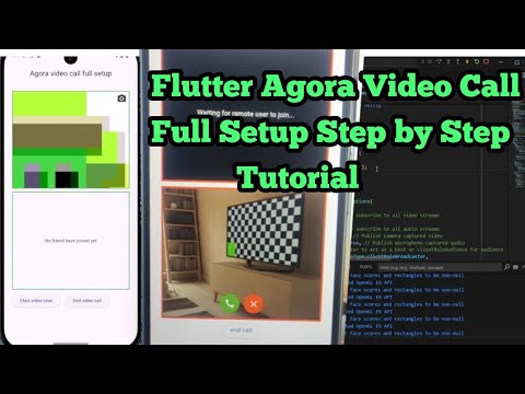 How to create Video Call Flutter App with Agora? Step by Step Flutter Agora Video Call tutorial
