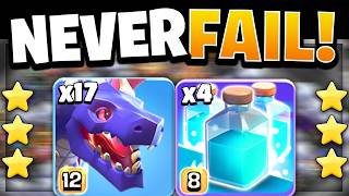 BEST TH17 Attack Strategy for CWL to 3 STAR Every Base in Clash of Clans!