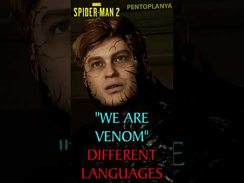 ''WE ARE VENOM'' Marvel's Spider-Man 2 Game in Different Languages