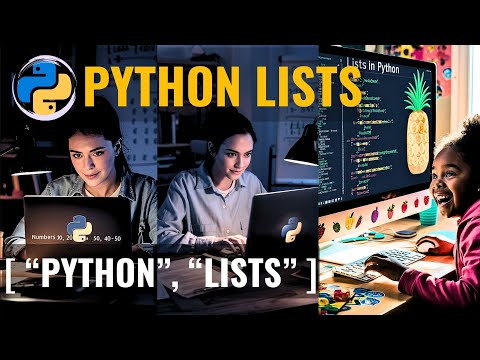 PYTHON LISTS 😎 How to SLICE ✂️ ADD ➕ and REMOVE Items | Python Tutorial for Beginners