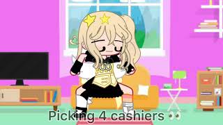 Picking 4 cashiers for krewtuber series [] Read desc if u want to join👀💅[] FULL