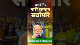 Women's dignity & respect is paramount for us: PM Modi | #narishakti | #shorts