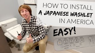 JAPANESE WASHLET INSTALL | Toto C100