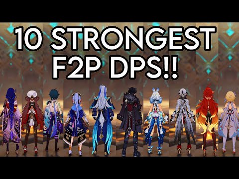 F2P:- 10 Strongest DPS!! F2P Dmg SHOWCASE [ Genshin Impact ]