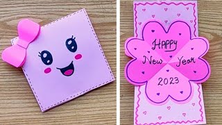 DIY - Happy New Year Greetings Card 2023 | Handmade New Year Card