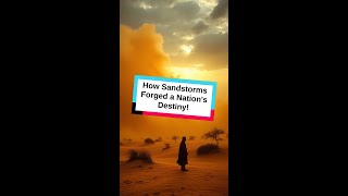 How Sandstorms Forged a Nation's Destiny! #history #shorts