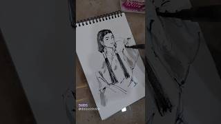 #inkdrawing #sketching #drawingprocess #inkonpaper