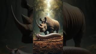 Rahino + scuplur what happened 🤔 #ai #animals #shortsfeed #aicreative #trending #youtubeshorts