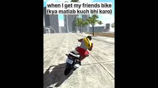 Freinds bike #SorryNotSorry #BrokeButBold #WheelieRegrets"#friends #bikesimulator