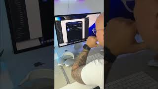 Crypto IOS app for timelapse  #animation #crypto #cryptoapps #apps #ios #shorts #uiux #wixstudio