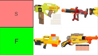 Nerf N-Strike Tier List!!!