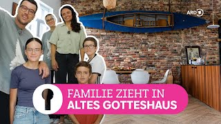 DIY renovation: pastor's family turns old parish hall into their home | ARD Room Tour