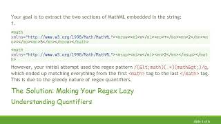 Extracting MathML from HTML: A Beginner's Guide to Regex
