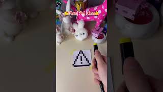 Pixel Art Idea⚠️ #hiphop #dance #minecraft #pixelartist #diy #pixelthing #kawaii #pixelart
