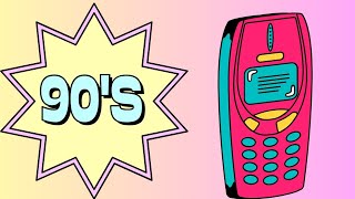 Cool 90s Toy Flip Mobile Phone