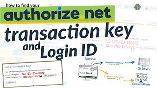 Authorize.net - API Login ID & Transaction Key - Find integration credentials Auth.net Step by Step