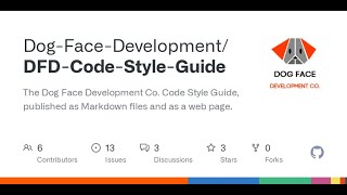Old DFD Code Style Guide Preview