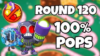 Can a Tech Terror get 100% Pops on 120 Rounds of Chimps? by Tails | BTD6