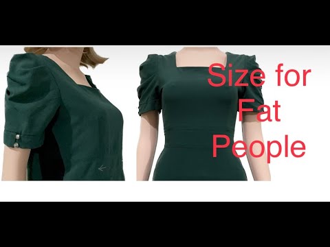 How to widen the dress to fit when gaining weight. Simple - Save money.