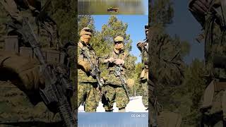 U.S. Marines with 1st Battalion Marine Regiment conduct a live-fire range