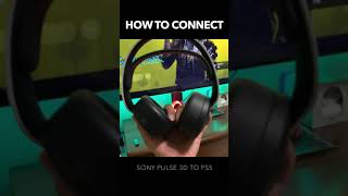 How to connect your Pulse 3D Headset to your PS5 #shorts